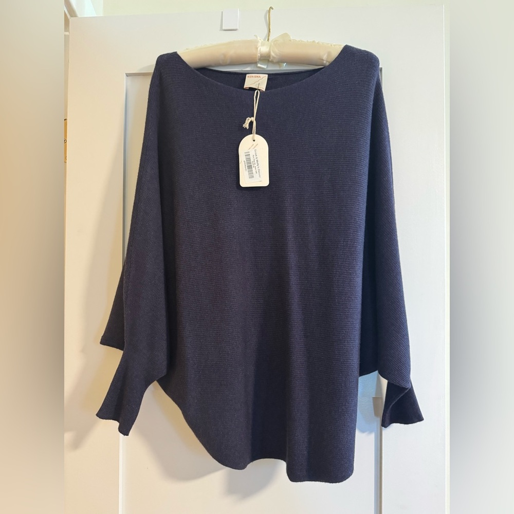Navy Blue Knit Sweater